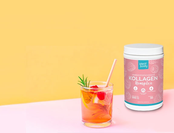 Probiere unser neues Kollagen mit Himbeergeschmack!