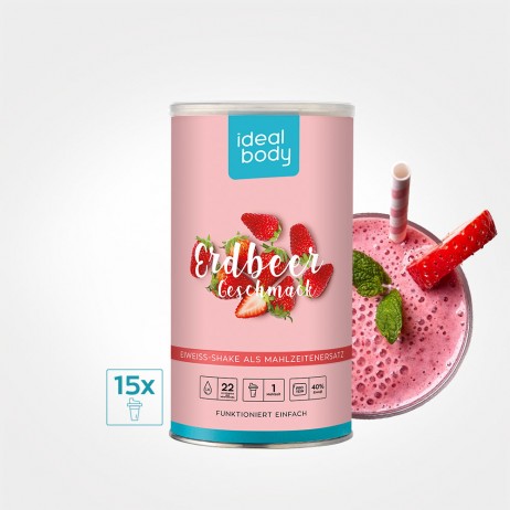 ERDBEERE IdealBody® Proteinshake-Pulver